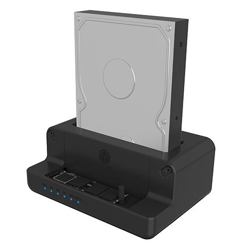 ICY BOX IB-2914MSCL-C31 Docking Station για σκληρούς δίσκους SATA HDD/SSD 25" & 3,5" και M2