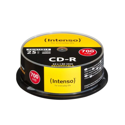 Intenso Cd-R80 Disk 52X 700Mb Cake 25