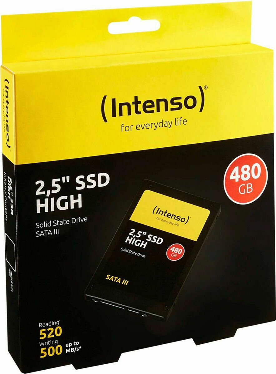 Intenso Δίσκος SSD High Performance 480GB 2.5'' SATA ΙΙΙ