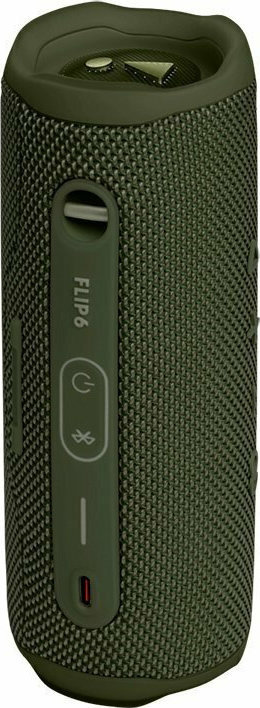 JBL Flip 6 Αδιάβροχο Ηχείο Bluetooth 30W με Διάρκεια Μπαταρίας έως 12 ώρες πράσινο