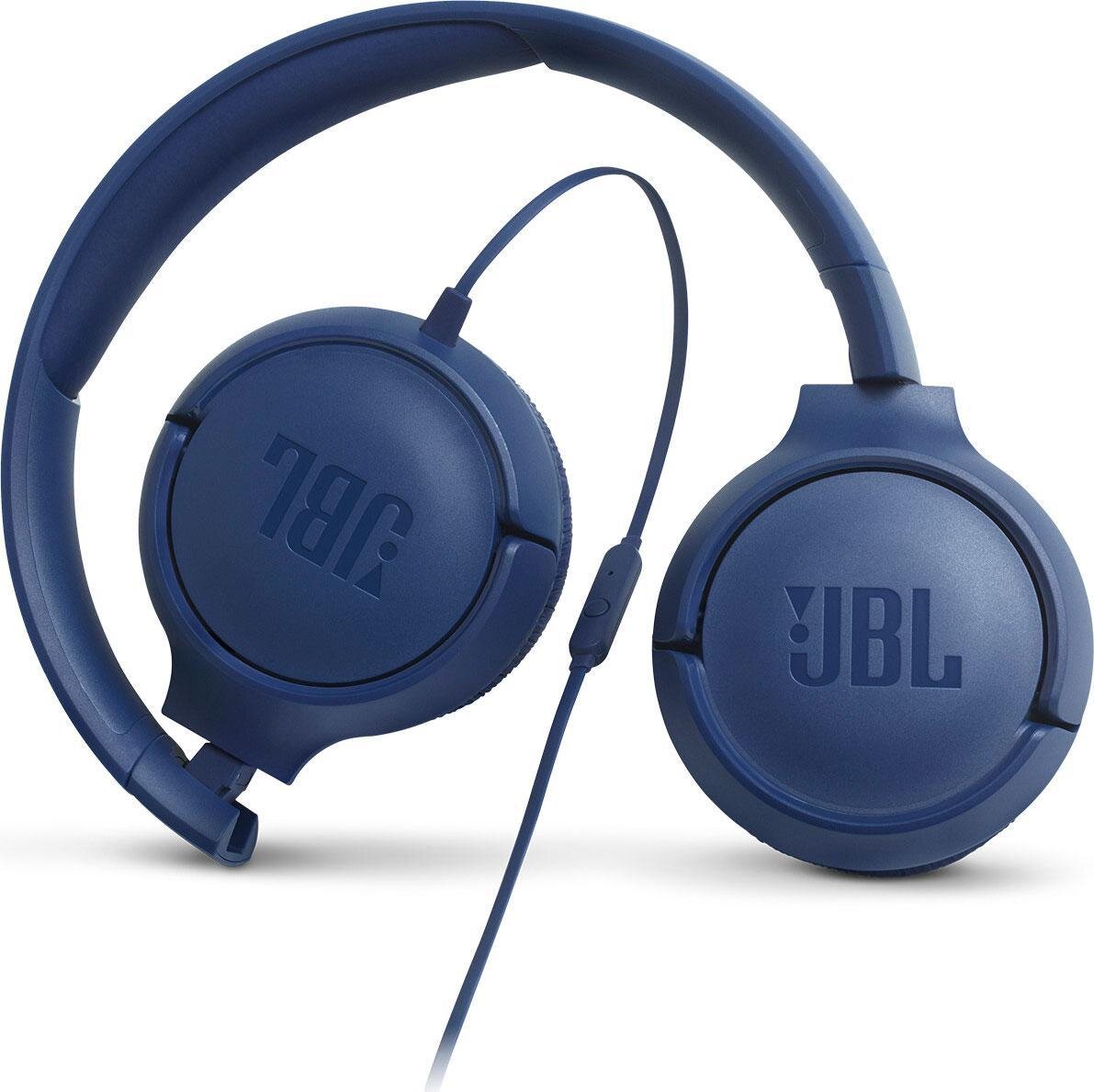 JBL® Tune 500 OnEar Universal Headphones 1-button Mic/Remote μπλε