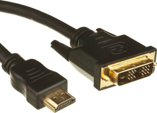 Καλώδιο Hdmi Σε Dvi 2m Gold Conector Gembird