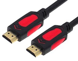 Καλώδιο HDMI-HDMI 1.4V Κόκκινο/Μαύρο 1.5m CCS CLB VZN