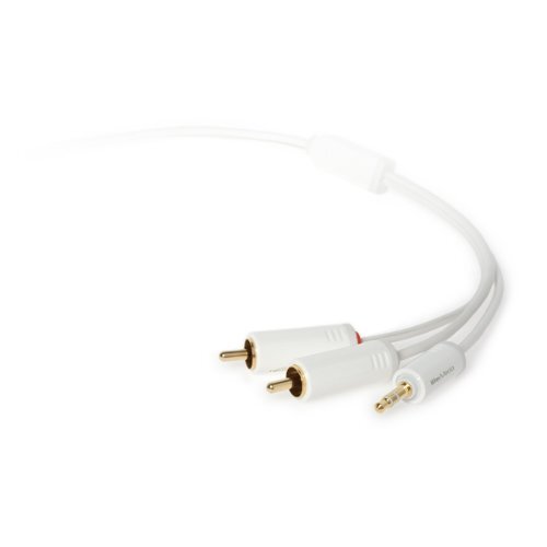 Καλώδιο Ήχου 3.5Mm Stereo / 2 Rca M/M Λευκό 5.0M Apa5004-7 D&S