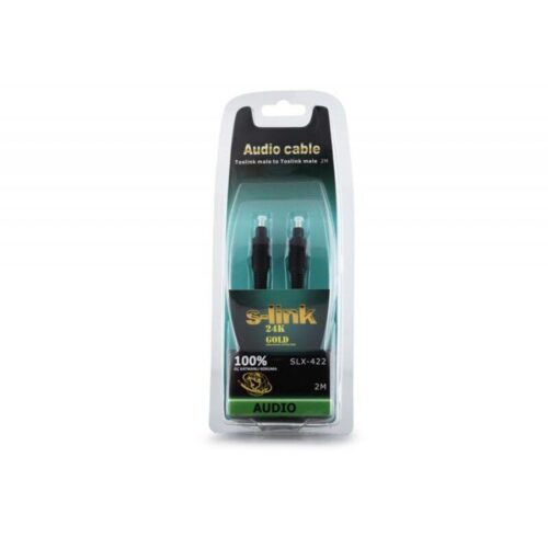 Καλώδιο TOSLINK Οπτική Ίνα, M/M 2m SLX-422
