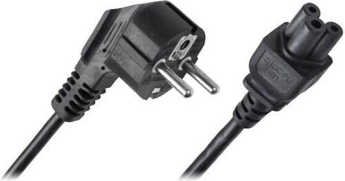 Καλώδιο Τροφοδοσίας 3x0.75mm2 1.5m Για Laptop Μαύρο Yun