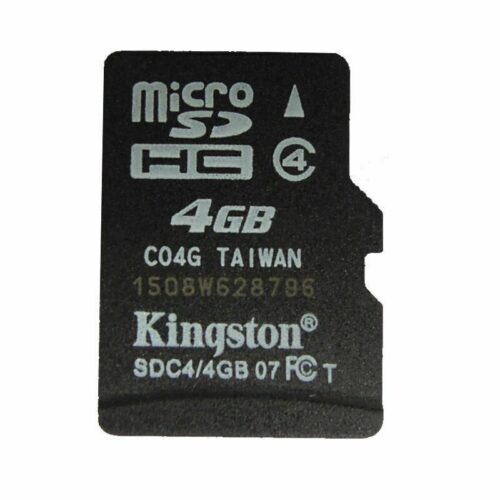 Κάρτα Μνήμης Kingston Micro SDHC 4GB με SD Adapter