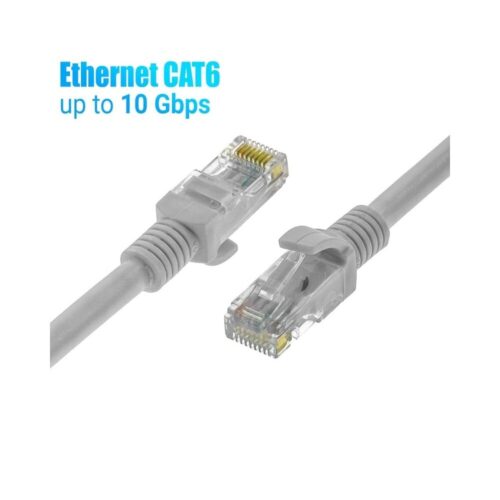 KFK Καλώδιο Δικτύου U/UTP Cat 6e 2m γκρι
