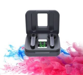 Kingleen Ασύρματα Ακουστικά In-ear Bluetooth Handsfree με Θήκη Φόρτιση μαύρα