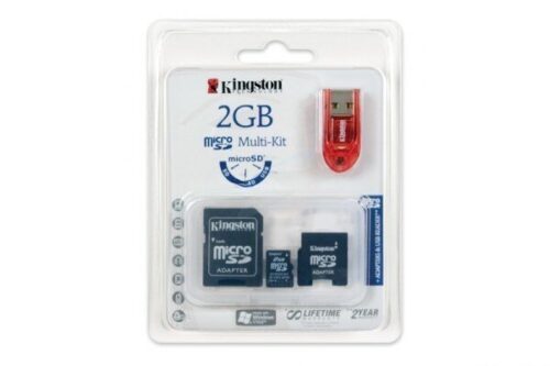 Kingston 2gb MicroSD W/ 2 Adapters