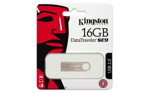 Kingston Data Traveler Se9 Usb Flash Drive 16gb Metal Aluminium