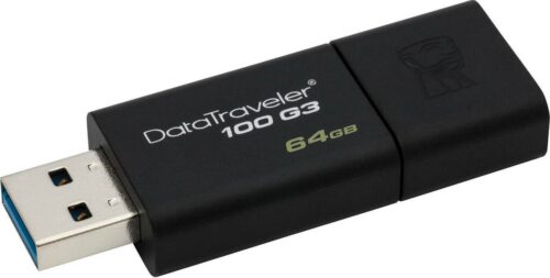 Kingston DataTraveler 100 G3 64GB USB 3.0 Flash Drive