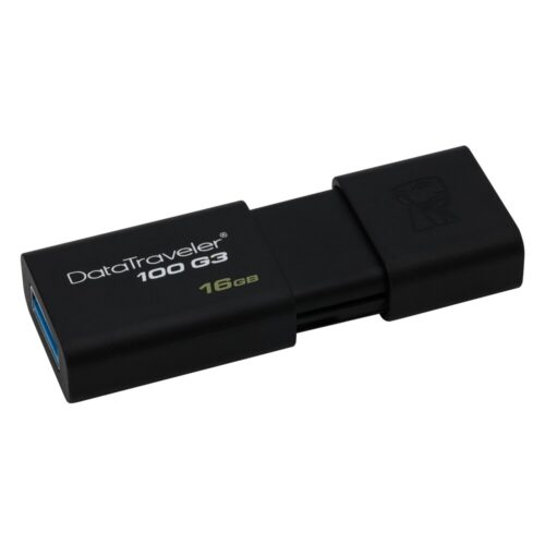 KINGSTON DataTraveler 100 USB 3.0 DT100 G3/16GB Drive Black.