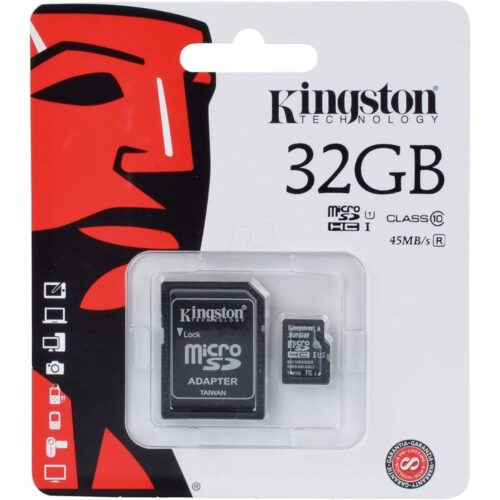 Kingston Microsdhc With Adapter 32gb Class 10 Sdc10g2/32gb