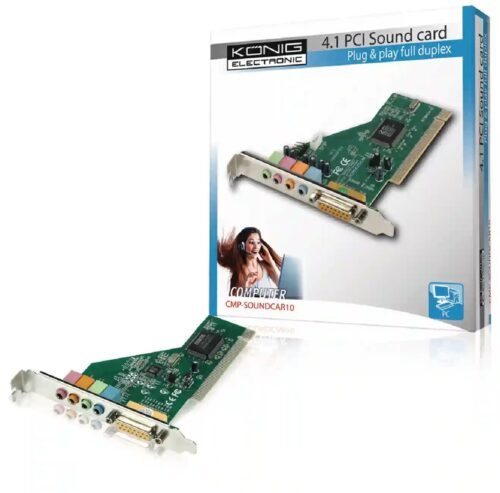 Konig Sound Card 4.1 Channel Play Plug