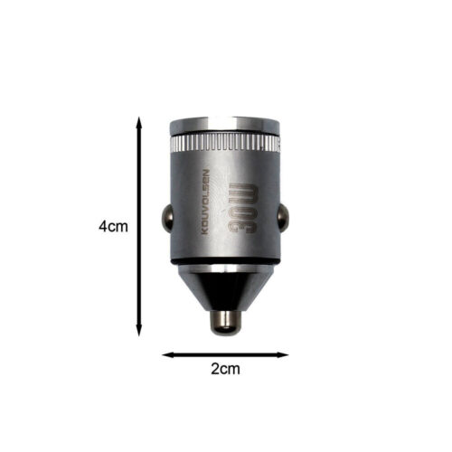 Kouvolsen 30W Car Charger Dual-Port, KOS-5017