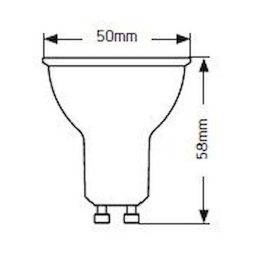 Λάμπα Led Spot 6W Gu10 4000K 38° 470Lm Geyer