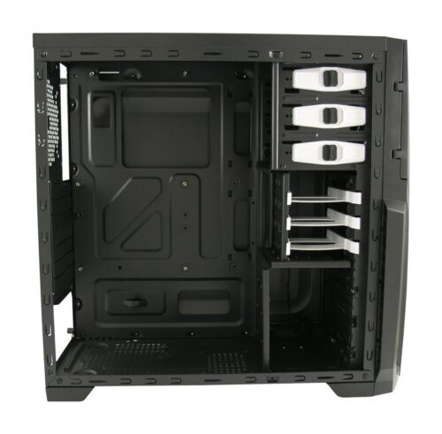 Lc Power Atx Case Gaming 982B Redeemer Black Alum Με Παράθυρο
