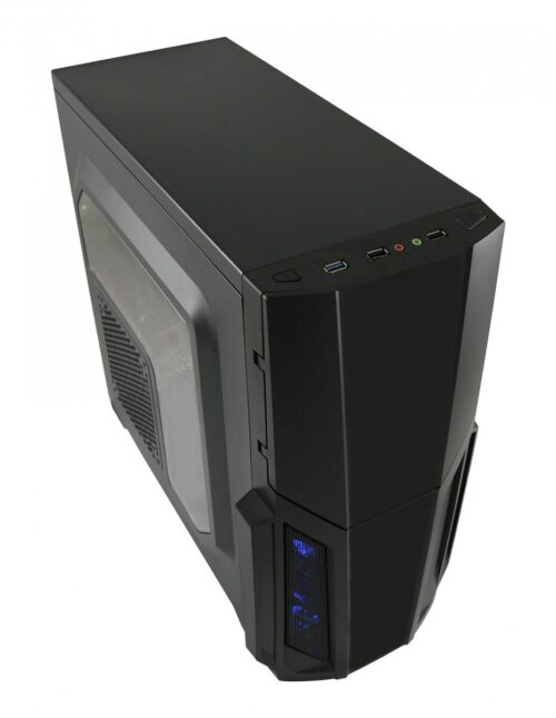 Lc Power Atx Case Gaming 982B Redeemer Black Alum Με Παράθυρο