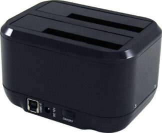 LC-Power Docking Station LC-Dock-U3-III για 2 Σκληρούς Δίσκους Sata 2.5" / 3.5" με Σύνδεση USB 3.0