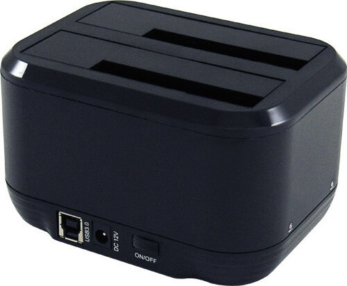 LC-Power Docking Station LC-Dock-U3-III για 2 Σκληρούς Δίσκους Sata 2.5" / 3.5" με Σύνδεση USB 3.0