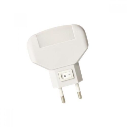LED Φωτάκι Νυχτός με διακόπτη QM001W 0,12W Λευκό φως