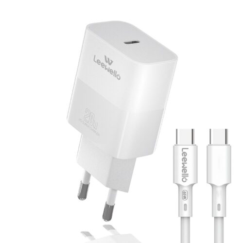 Leewello Φορτιστής με Θύρα USB Type-C 20W