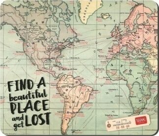Legami Smile Mousepad Map Italian Design