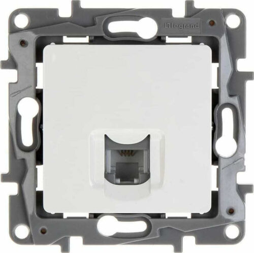 Legrand Niloe Πρίζα Τηλεφώνου RJ11 Λευκή