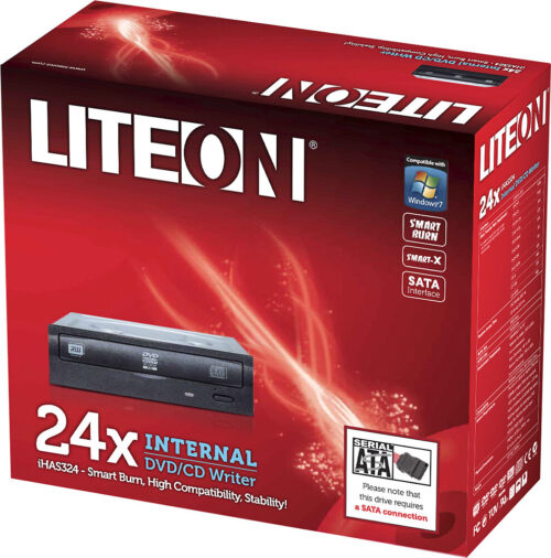 LiteOn DVDR/RW ±24R +8RW -6RW ±12R9 12RAM DualLayer SATA