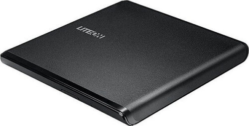 LiteOn Slim External USB DVDR/RW +-8R +8RW -6RW, Βlack
