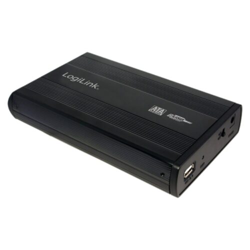 Logilink Usb 2.0 Θηκη Hdd Enclosure For 3.5'' (8.89cm) Sata Hdd Alum. - Black V8.0
