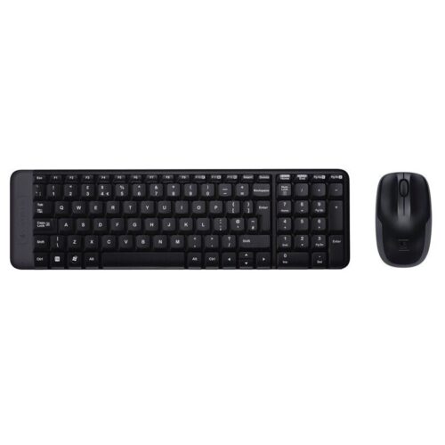 Logitech Πληκτρολόγιο Ποντίκι Ασύρματο Με Ελληνικούς Χαρακτήρες MK220