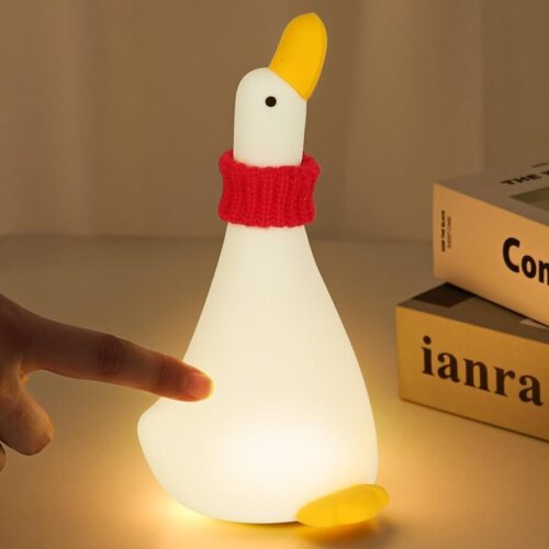 Looking Up At The Duck Silicone Night Light