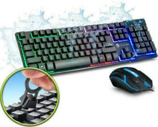 Loophole Σετ Gaming Πληκτρολόγιο με RGB φωτισμό & Ποντίκι (Ελληνικό)