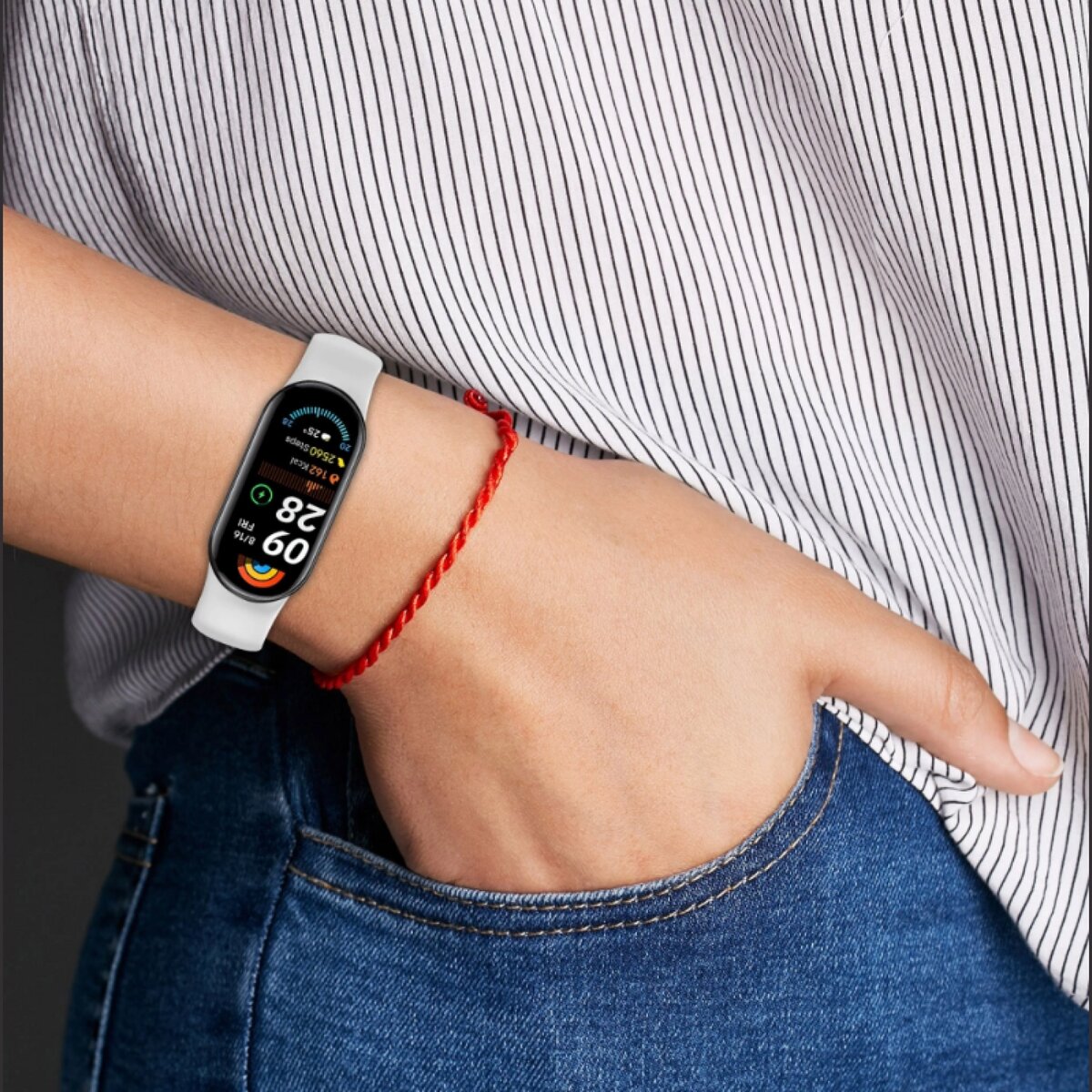Λουράκι Xiaomi Smart Band 10 / 10 NFC / 9 / 9 NFC / 8 / 8 NFC Tech-Protect Iconband Pure Σιλικόνης -