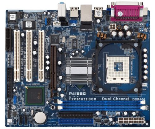 M-ATX S478 I865G 2*DDR1-400 VGA 1AGP-8X 3PCI LAN 2S