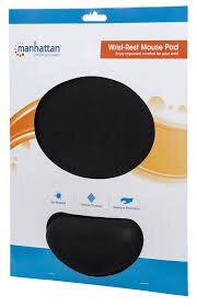 Manhattan Gel Mouse Pad With Wrist Rest Black 434362