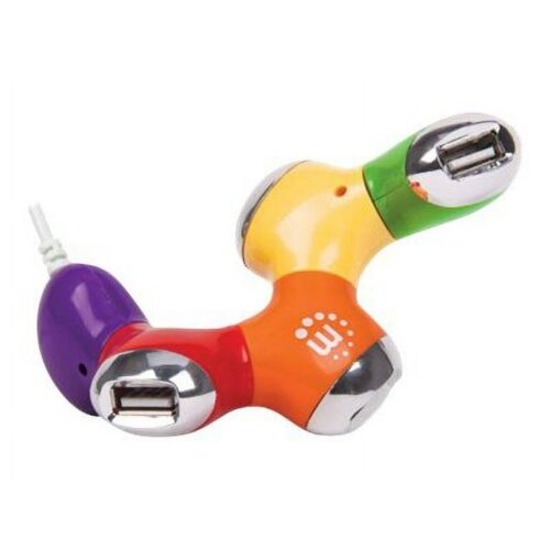 Manhattan Hub 4-Port Flower Design USB2 161053