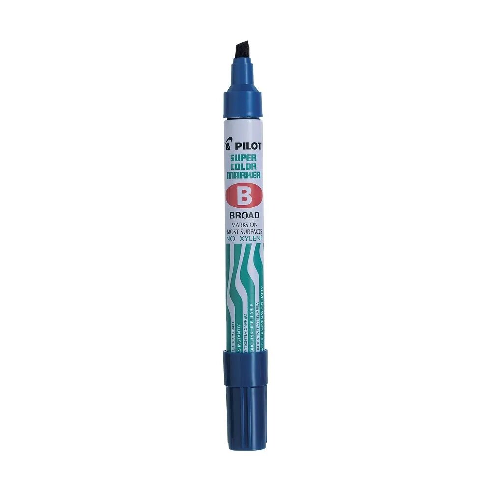 Μαρκαδόρος Ανεξίτηλος Pilot Super Color Marker Broad Μπλέ