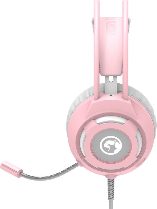Marvo HG8936 Over Ear Gaming Headset with Connection 2x3.5mm / USB Pink