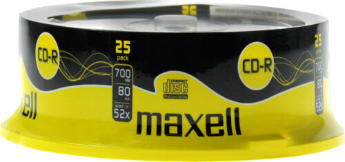 Maxell CD-R 700MB/80min 52x Speed Cake Box 25τμχ