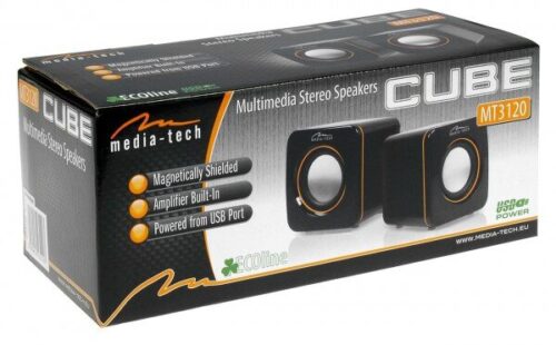 Media-Tech Cube Mt3120 Speaker 2.0