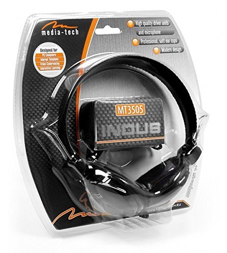 Media-Tech Indus MT3505 Wired Headphones with 3.5 mm Jack Plug