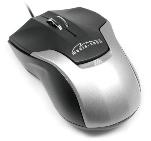 Media-Tech Mouse Optical Crabby Silver Mt1068s