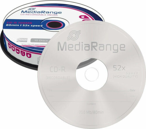 MediaRange CD-R 700MB-80min-52x CAKE 10