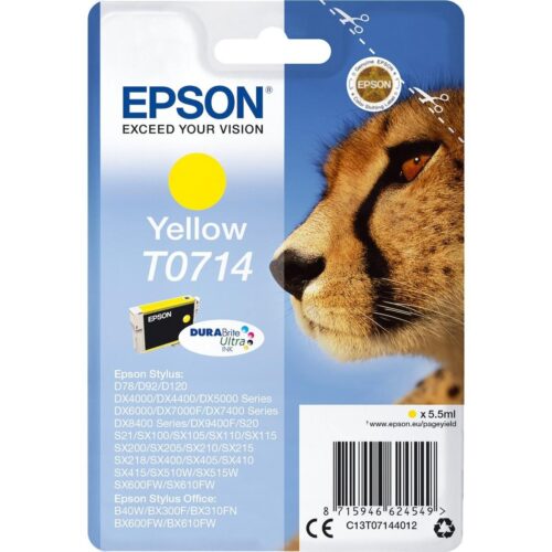 Μελάνι Epson T0714 Yellow 5, 5ml