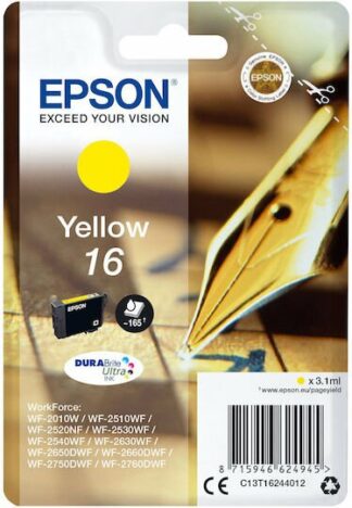 Μελάνι Epson T162440 WF2010 Ink Yellow Orig.