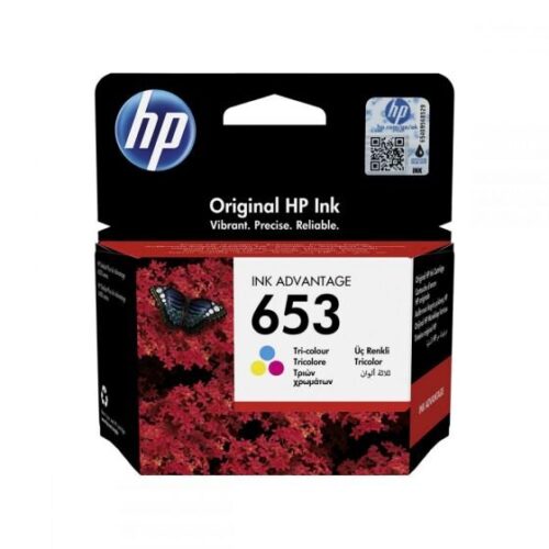 Μελάνι HP 653 Tri-color Original Ink Advantage Cartridge