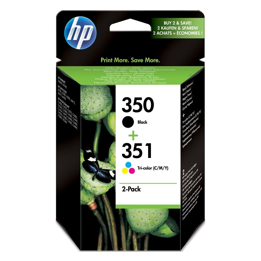 Μελανι Hp No.350 Black + No.351 Color Multipack Orig.
